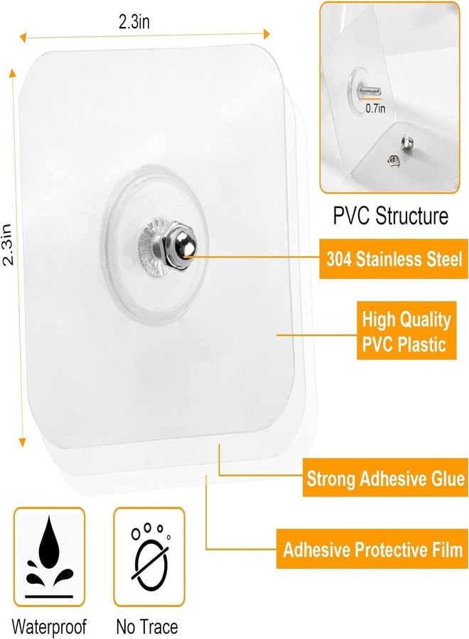 RADIANT Wall Hooks for Hanging Strong, Self Adhesive Hooks for Wall Heavy Duty, Wall hangings, Kitchen Accessories Items. (Nail Hook, Pack of 10) - Image 2